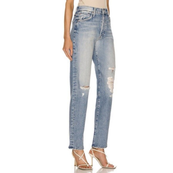 Mother Superior Womens  The Huffy Skimp in Rope's End Destroyed Jeans  Blue 27 - Picture 1 of 16